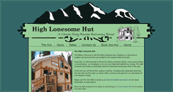 Desktop Screenshot of lonesomehut.com